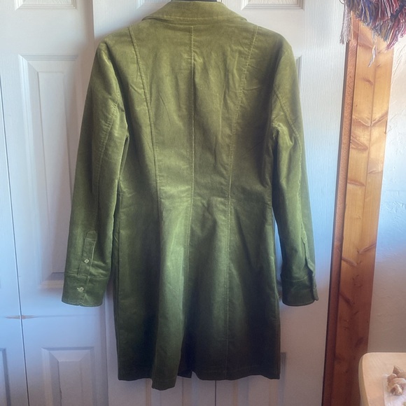 7 For All Mankind NWT Avec Les Filles Zip Up Long Sleeve Corduroy Shirtdress - Picture 6 of 14